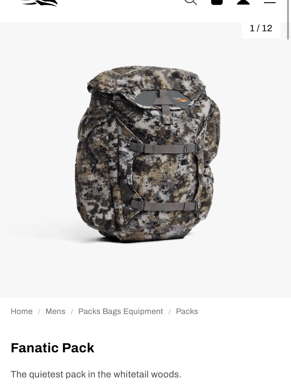 Sitka Fanatic Backpack - Picture 5 of 5